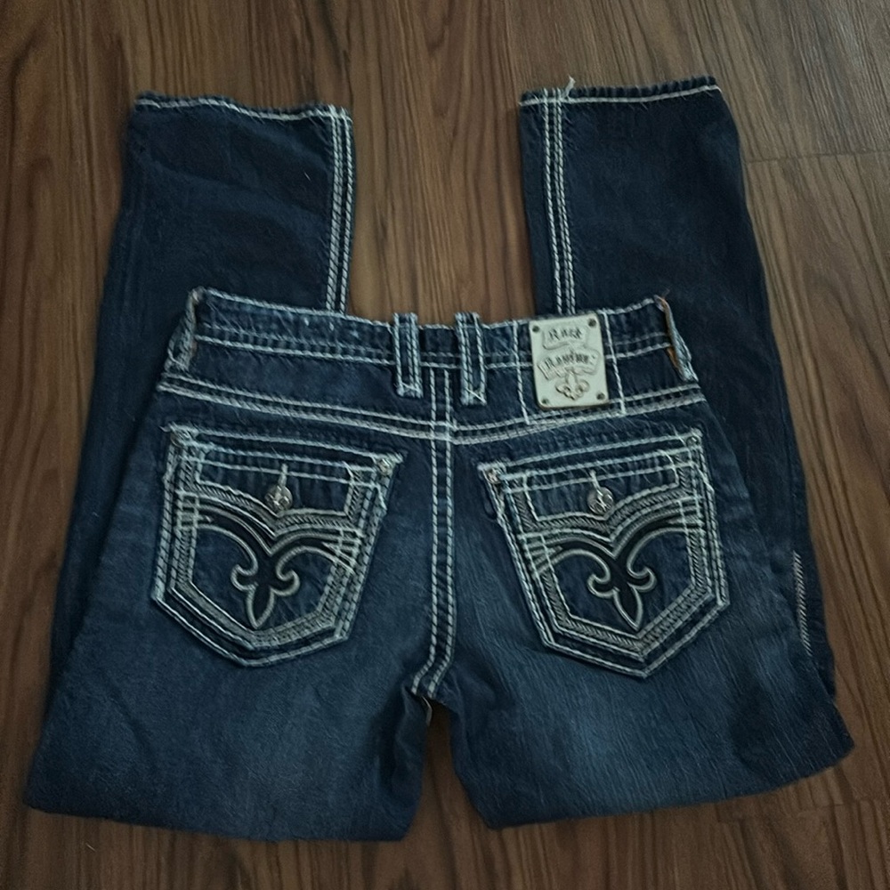 Rock Revival Dark Blue Bootcut Jeans